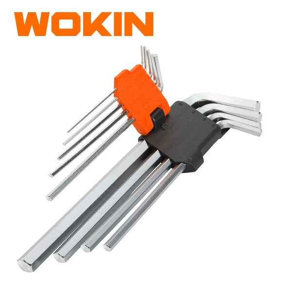WOKIN Extra-Long Arm Hex Key Set 9Pcs 207309