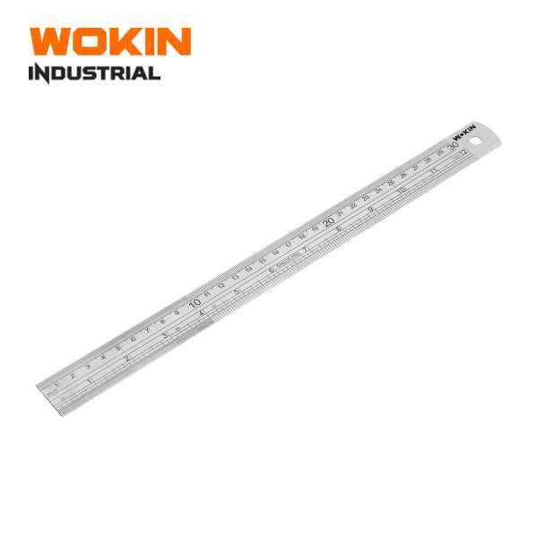 WOKIN Stainless Steel Ruler 300x25x1.0 mm 501012