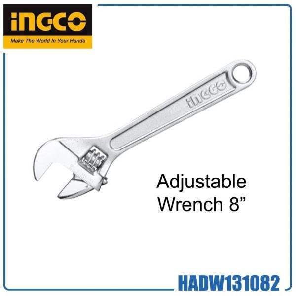 INGCO Adjustable Wrench 8" HADW131082