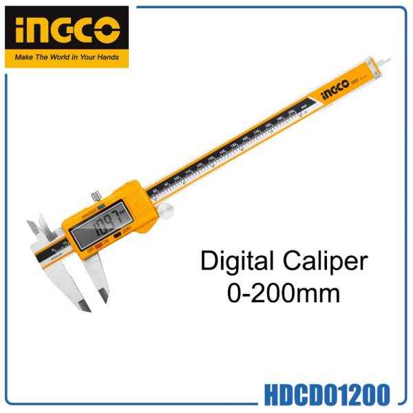 INGCO DIGITAL CALIPER 0-200mm HDCD01200