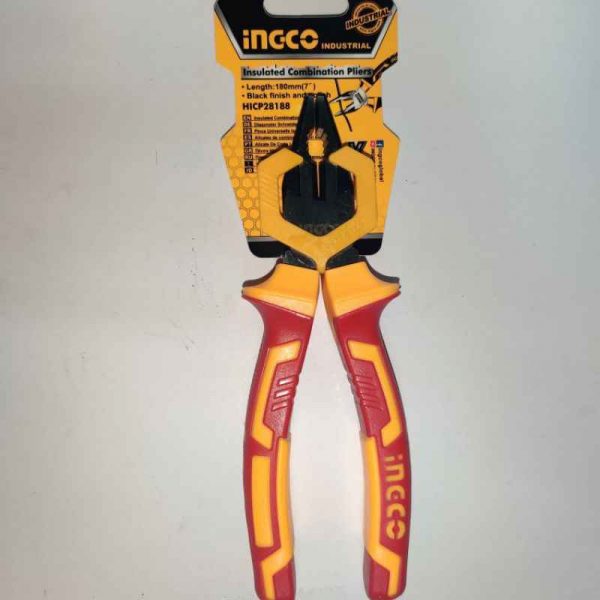 INGCO INSULATED COMBINATION PLIERS -7" HICP28188