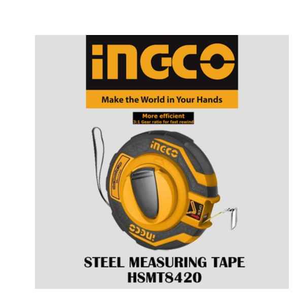 INGCO STEEL MEASURING TAPE 20mx12.5mm HSMT8420