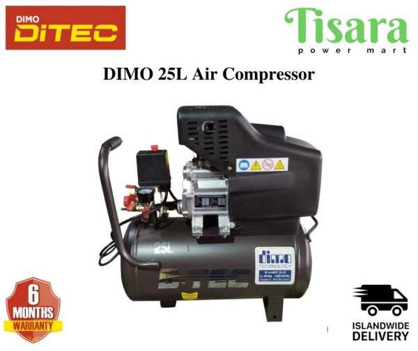 DITEC Air Compressor 25L OGBM-25/SG
