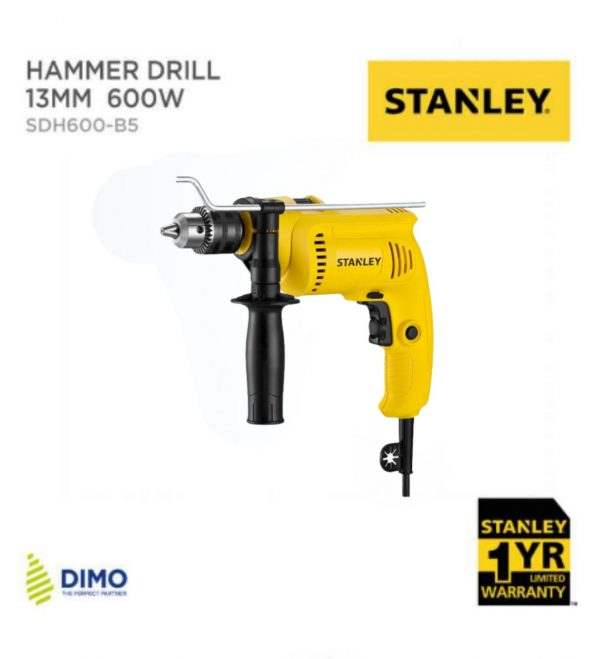 STANLEY Hammer Drill 13mm 600W OGS-SDH600-B5