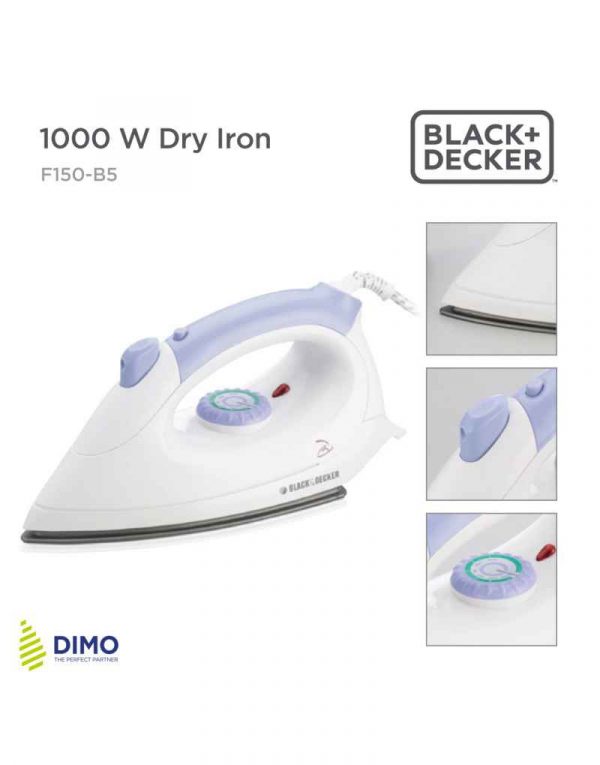 Black and Decker Dry Iron 1000W OGB-F150-B5