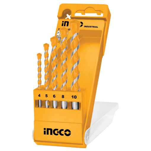 INGCO 5Pcs Masonry Drill Bits Set AKD3051