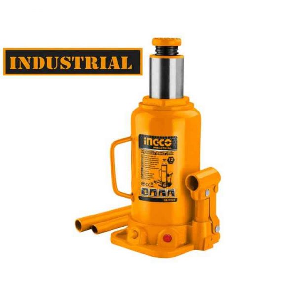 Ingco Hydraulic Bottle Jack - 12TON HBJ1202