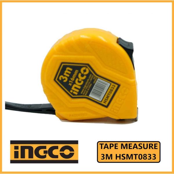 INGCO Steel Measuring Tape 3mx16mm-NEW HSMT0833-K