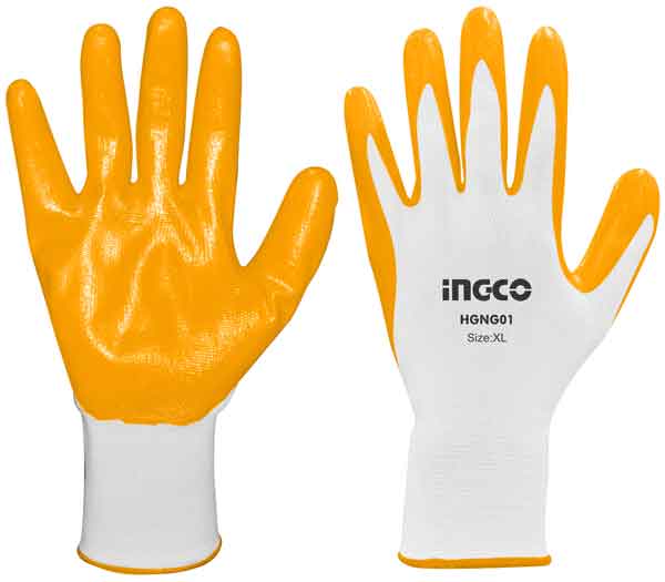 INGCO Nitrle gloves HGNG01