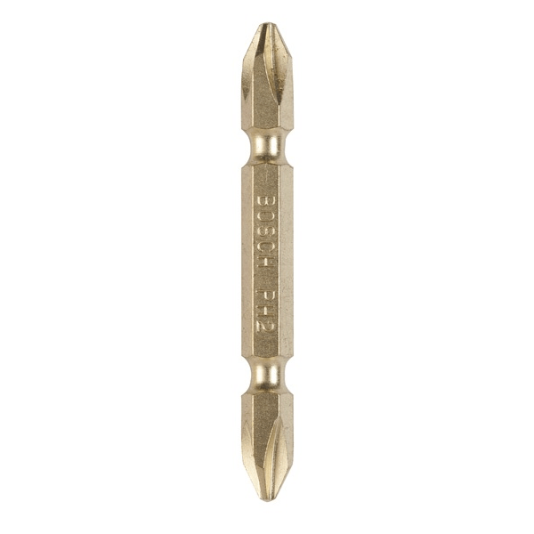 BOSCH Gold Double-ended Screwdriver Bit PH2 2608521042