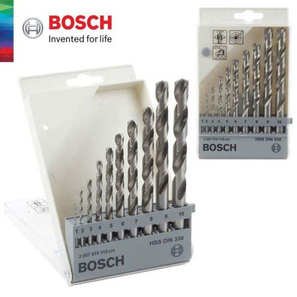 BOSCH Metal Drill Bit Set 10Pcs 2607019115