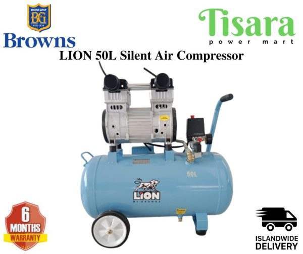 LION Silent Air Compressor 50L LION 50LS