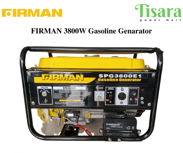 FIRMAN Gasoline Generator 3.8kW SPG3800E1