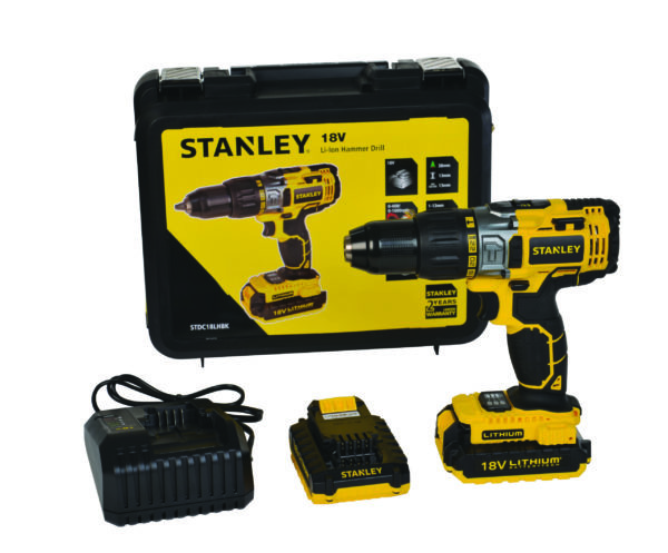 STANLEY Cordless LI-ION Hammer Drill 18V